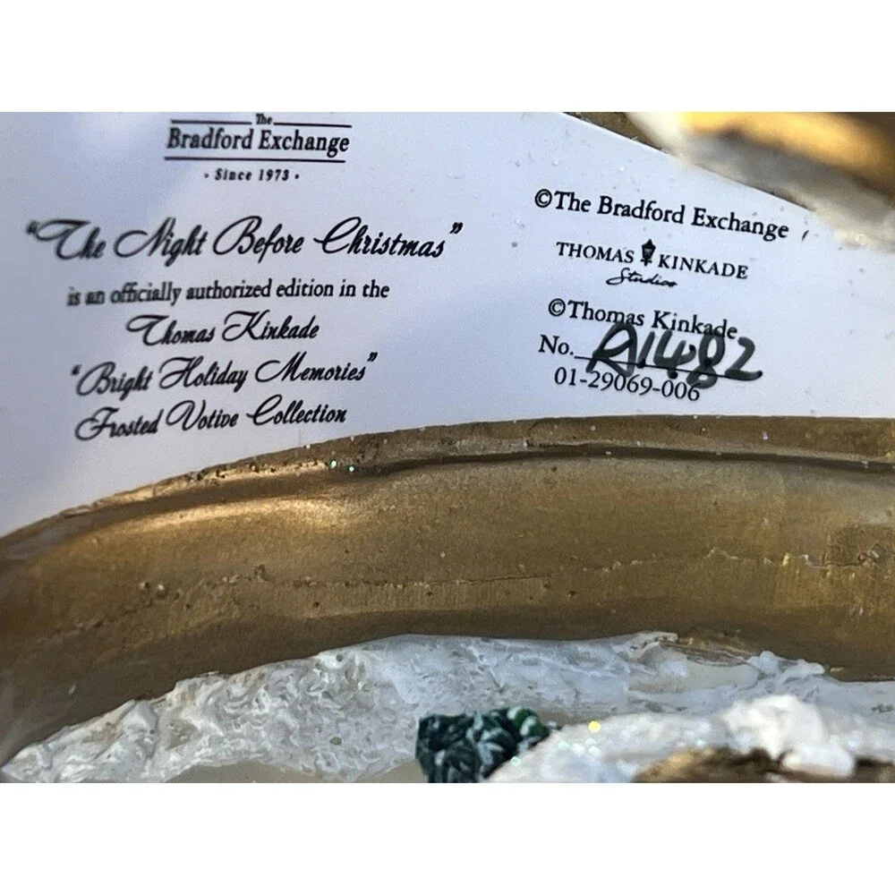 2006 Thomas Kinkade Bright Holiday Memories Skating Pond Replacement Base